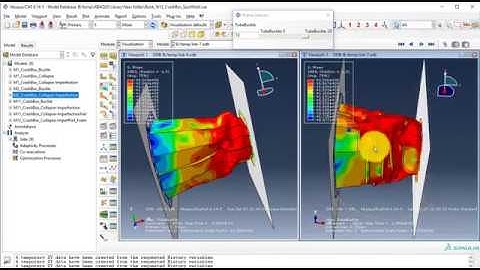 ABAQUS Tutorial | Collision analysis of Crash Box of Vehicle | Explicit | BW Engineering | 18-1