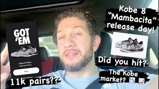 Kobe 8 “Mambacita” Release day! Kobe market dying??? Kobe “resellers” rant! #kobe #nike