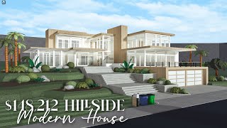Bloxburg: Affordable Hillside House | Speedbuild | EXTERIOR ONLY