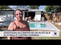 “Voló sobre la piscina”: choque en Pasco destruye casa y deja varios heridos