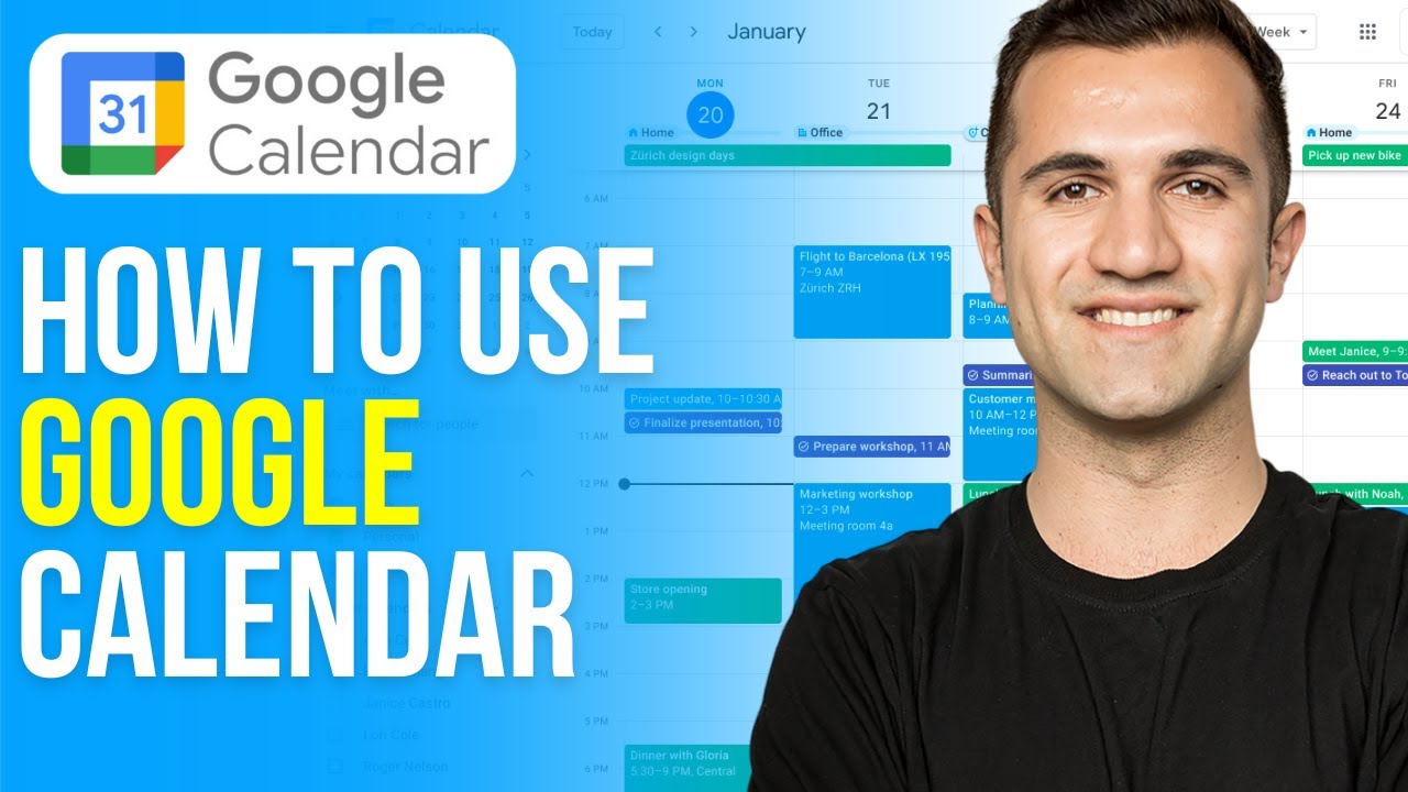 How to Use Google Calendar (2024) for Students/Productivity YouTube