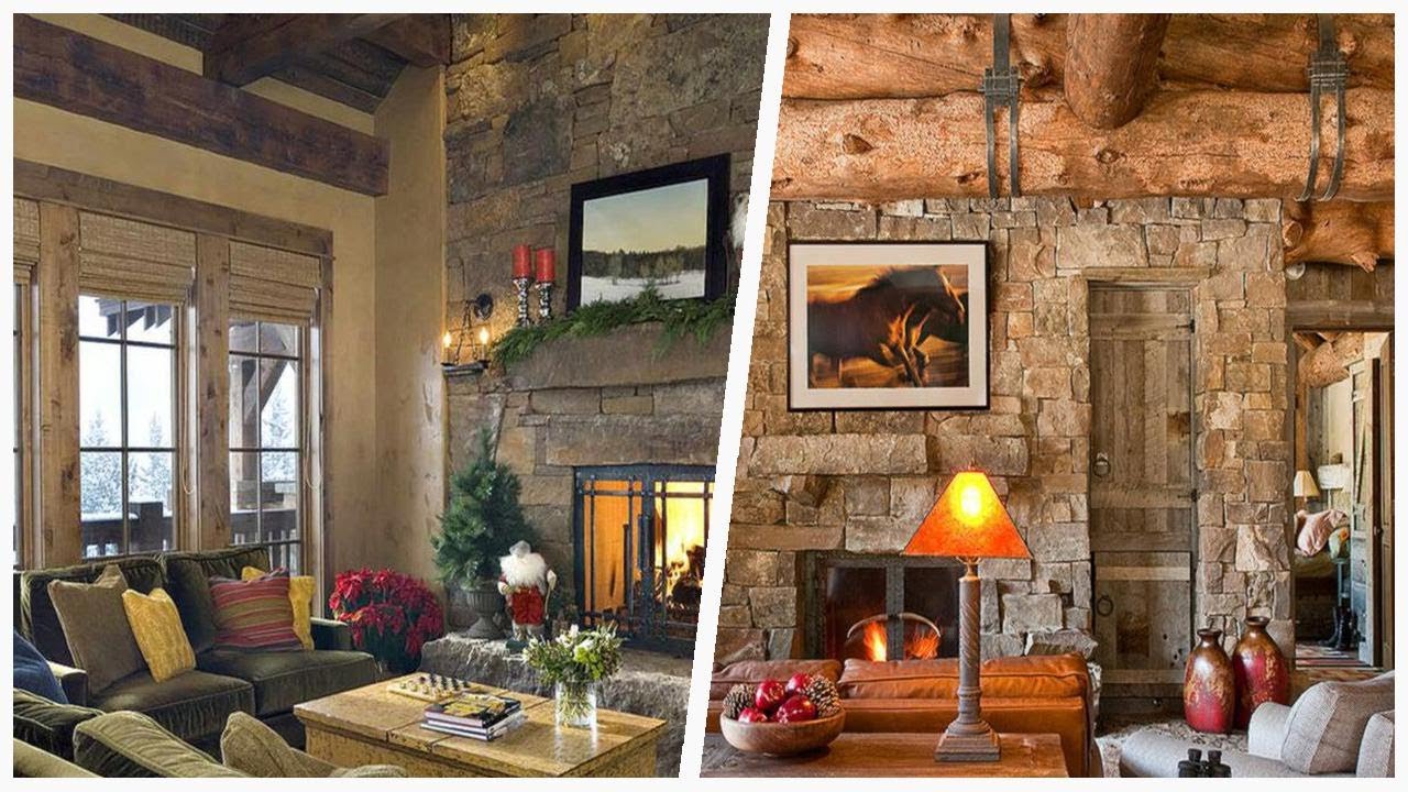 Modern Rustic Living Room Designs Fireplaces