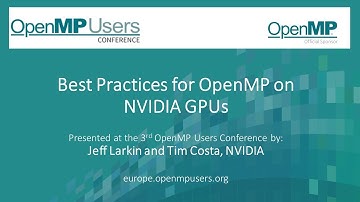 Best Practices for OpenMP on NVIDIA GPUs