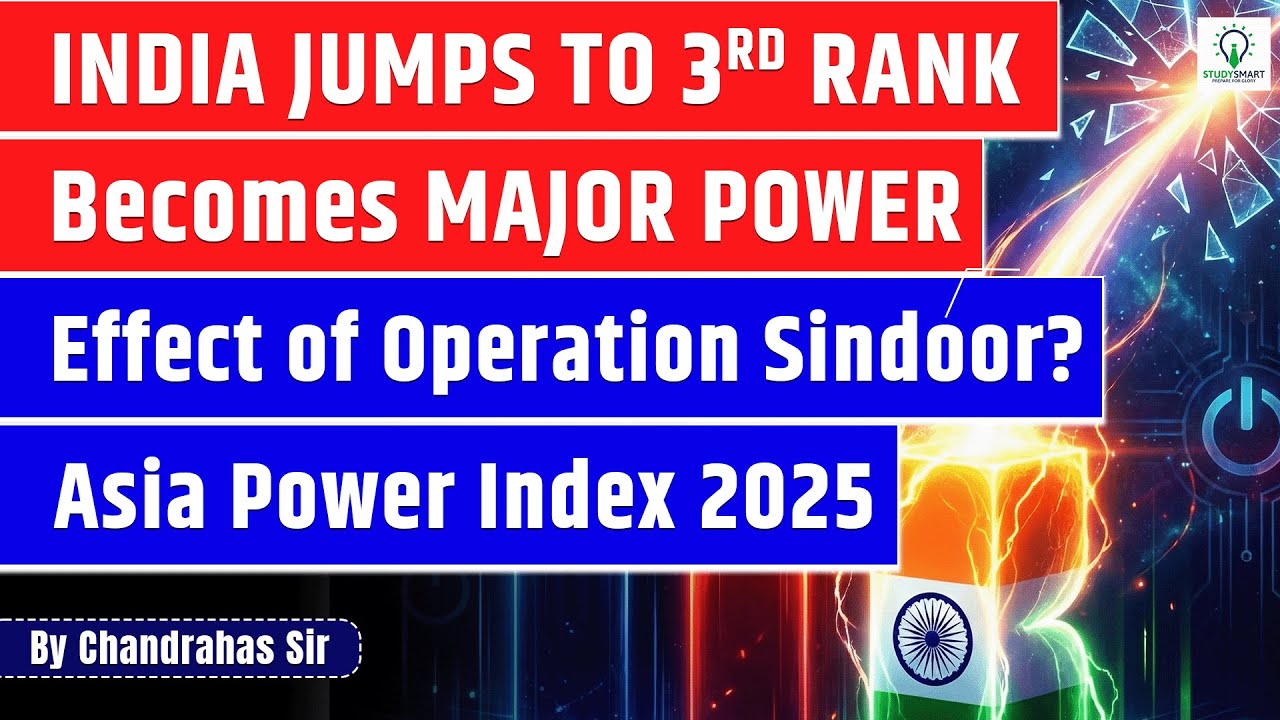 India Jumps to 3rd Rank in 🇮🇳 Asia Power Index 2025 | Asia Power Index 2025 |