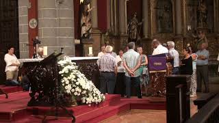 Rancho de Ánimas de Arbejales-Teror, Funeral de Carlos Dguez