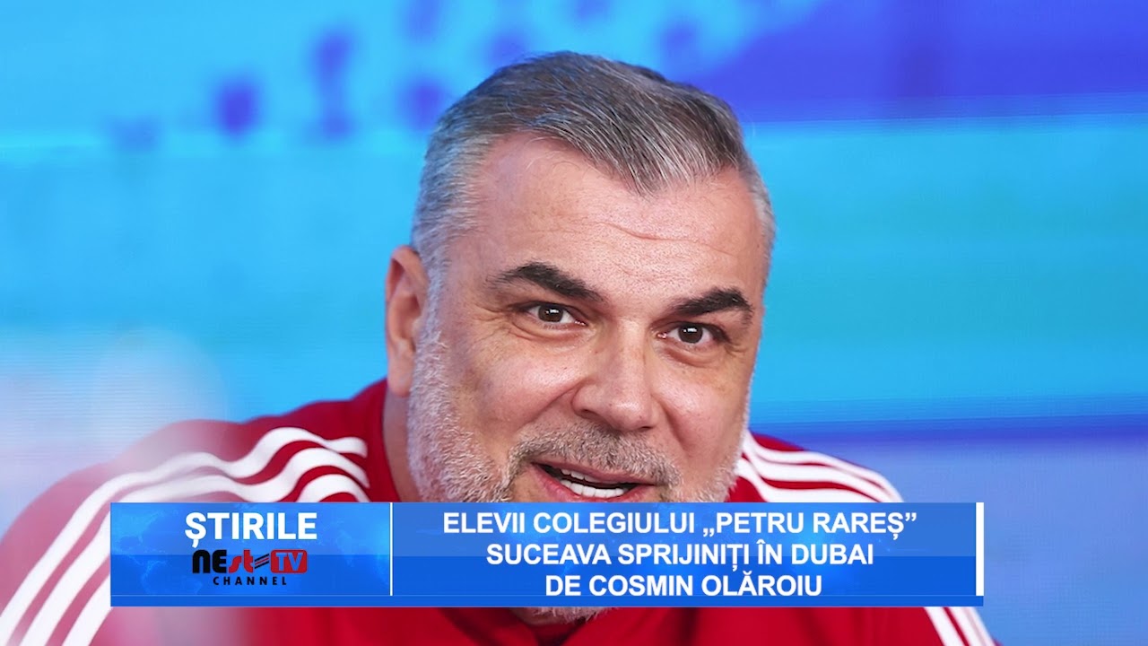 Elevii Colegiului „Petru Rareș” Suceava sprijiniți în Dubai de Cosmin Olăroiu