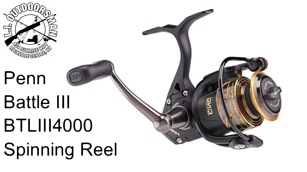 Penn Battle III 4000 Spinning Reel Review, LI Outdoorsman 