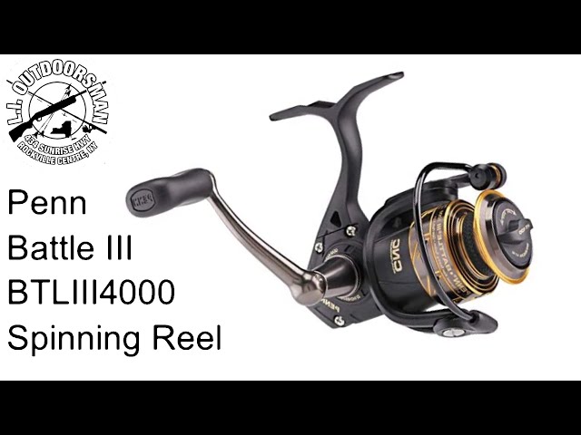 PENN Fishing Full Metal Body Spinning Reel BATTLE III 1000