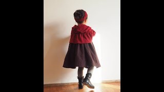 TP022 ボレロカーディガン 作り方動画 型紙  how to make bolero-cardigan