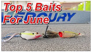 Top 5 Baits For June Bass Fishing