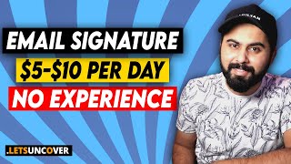 How to Make Money from Email Signature Fiverr Gig, Easy Fiverr Gig Ideas, Fiverr Tutorial