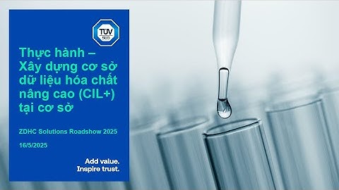 Buổi chia sẻ về thực hành xây dựng cơ sở dữ liệu hóa chất nâng cao (CIL+) tại cơ sở