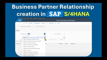 SAP S/4HANA Business Partner Relationships explained