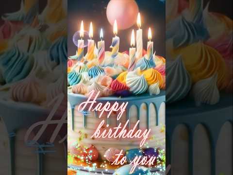 Happy birthday song 🎁 water drop Candlelight #happybirthday #birthday #birthdaycake #birthdaysong