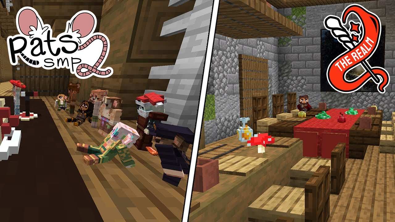 Rats SMP Christmas & The Realm SMP Starter House Interior Reveal ...