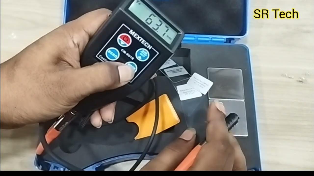 How to calibrate and how to do setting in Digital Coating thickness gauge MEXTECH CM801E. 