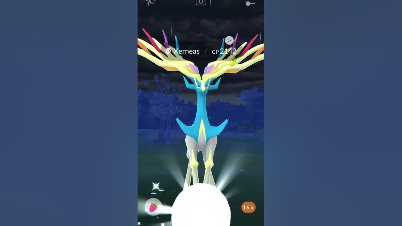Why Shiny Xerneas looks different when catching... Neutral & Active