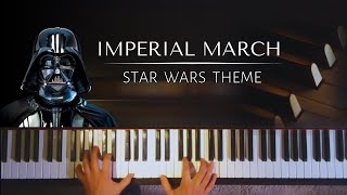 Video thumbnail of "STAR WARS - Imperial March + piano sheets"