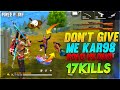 Double Kar98 Solo Vs Duo 17 Kills Gameplay || Garena Free Fire || Desi Gamers