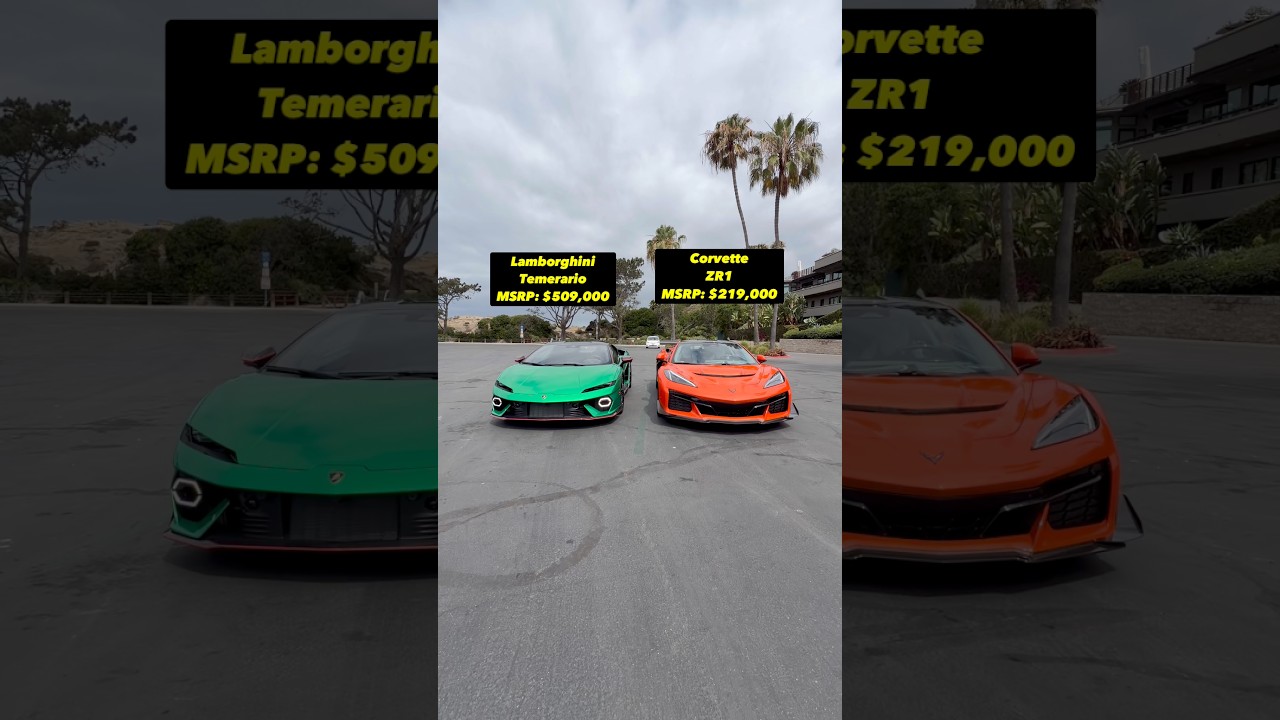 Are you taking the Lambo or the Corvette? 🤷🏽‍♂️