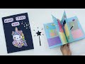 6 paper magic in a book  diy cute magic book  how to make paper magic book  diy paper magic