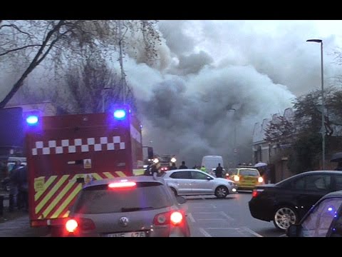 The Latest: Ambulances sent to London fire scene
