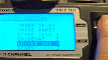Turnigy 9X Mode Select Tutorial in HD