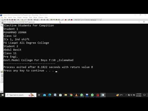 C++ cin/cout statements