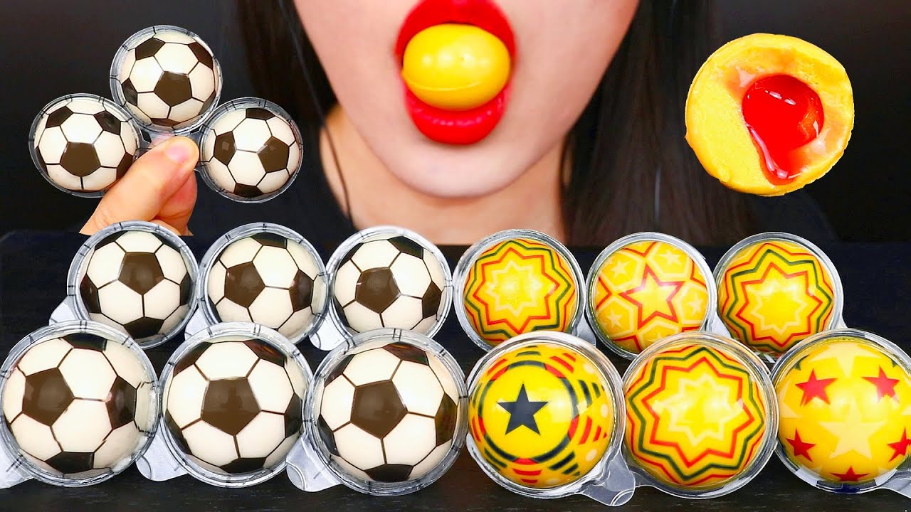 ASMR GUMMY JELLY 우주 젤리, 축구공 젤리 먹방 ゼリー 咀嚼音 리얼사운드 MUKBANG EATING SOUNDS | Zoey ASMR