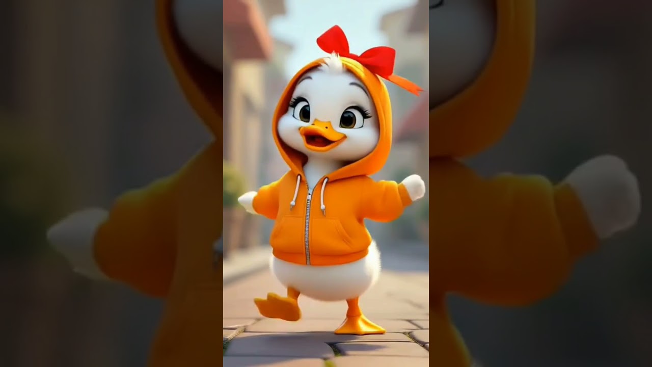 Funny Duckling Walk | Comedy Animation Shorts | @CuteFunnyMovies 