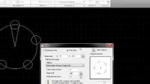 AutoCAD Arrays Polar.mp4