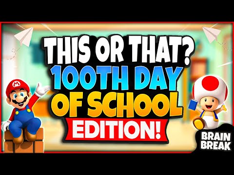 This or That - 100th Day Of School Brain Break | Games For Kids | Just Dance | GoNoodle