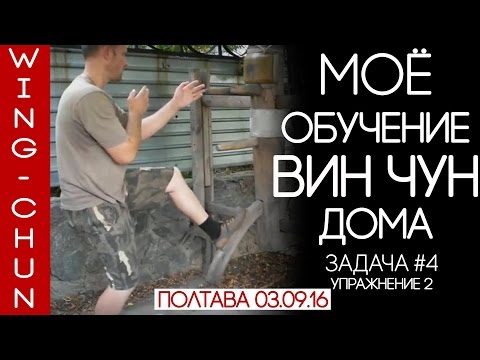 Моё обучение Вин Чун в домашних условиях 03.09.16