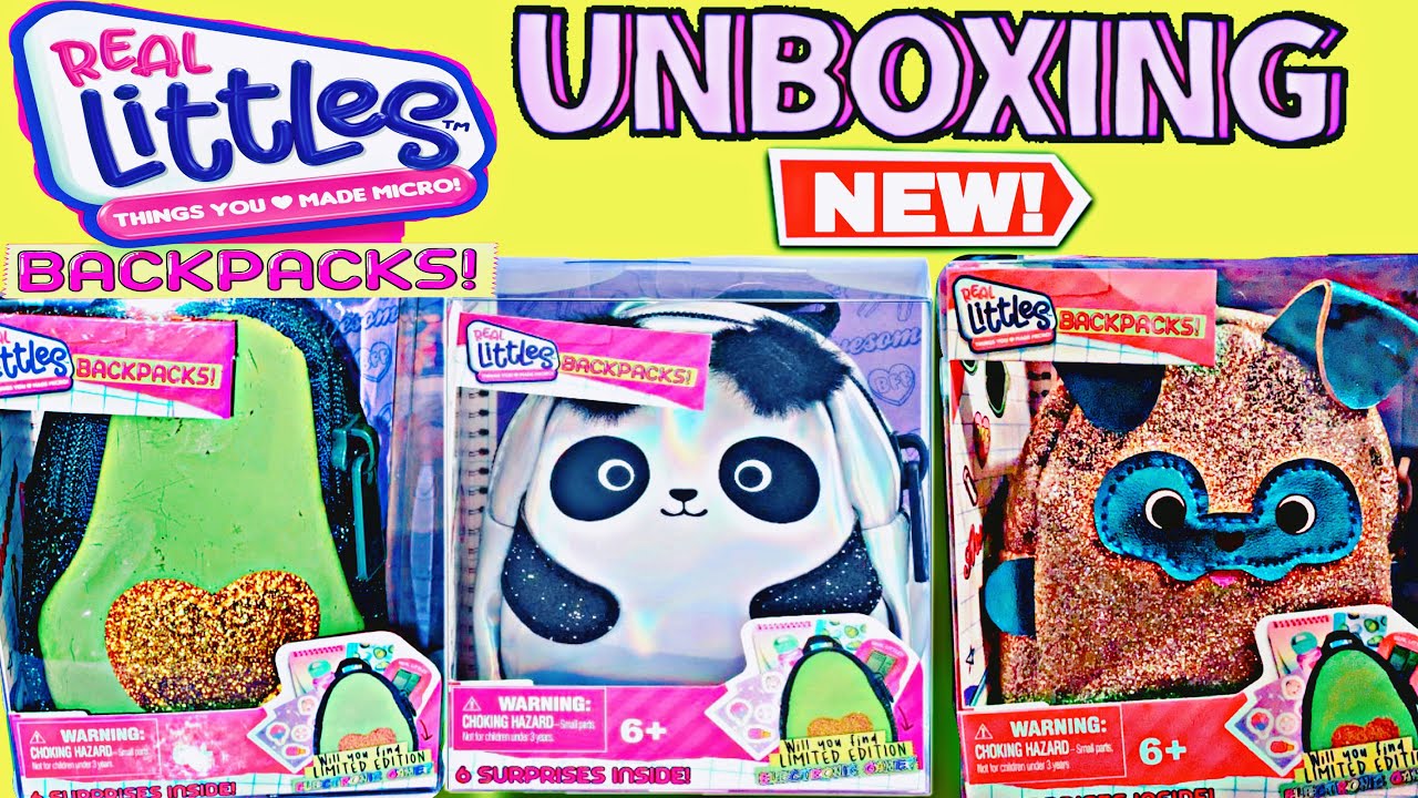 ✨Asmr Real Littles Locker #backpack #unboxing #reallittles