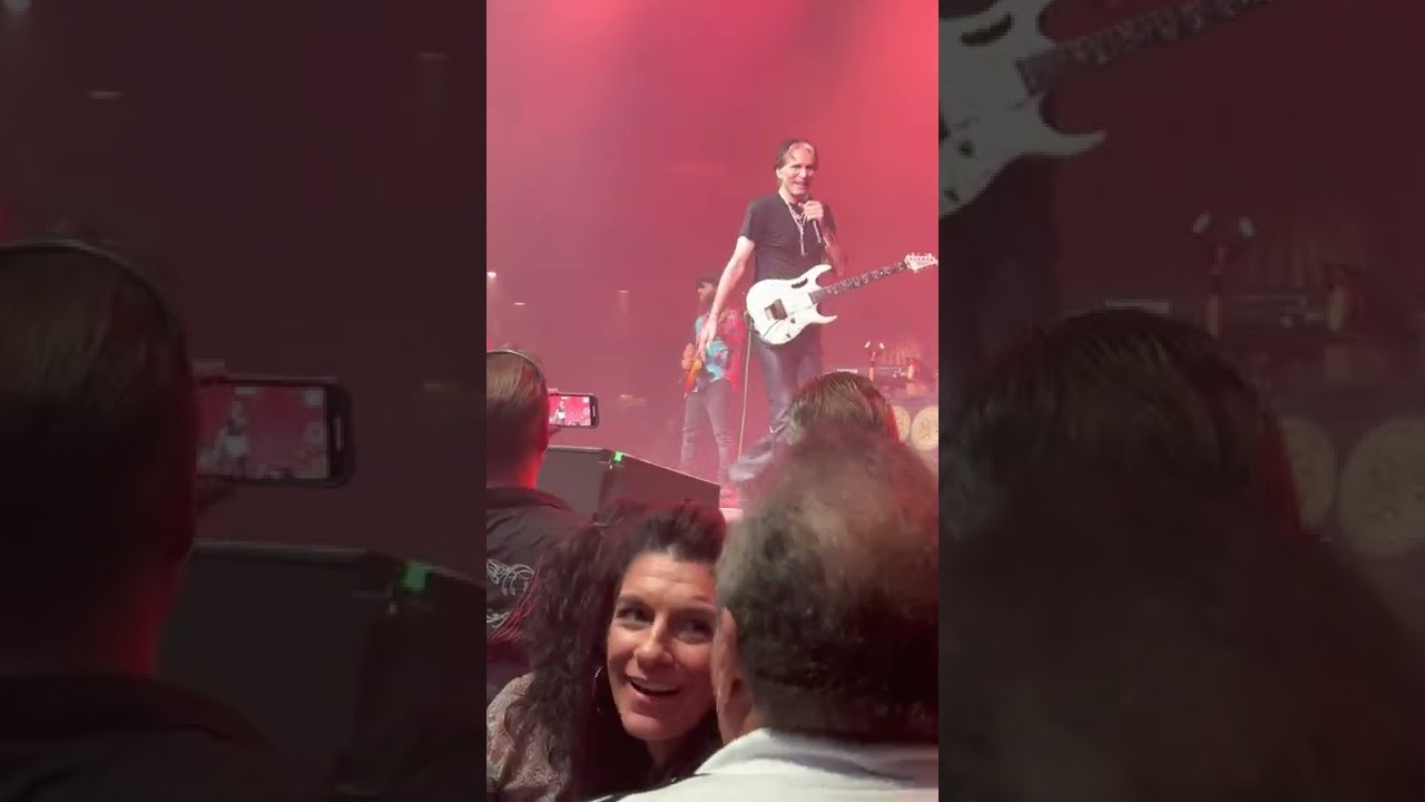 Steve Vai in Dallas with Tim Henson and Scott LePage of Polyphia