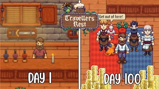 Aku Membuka Kedai Selama 100 Hari (game mirip Stardew Valley) | Travellers Rest screenshot 4