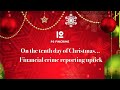 On the tenth day of Christmas | Financial crime reporting uptick