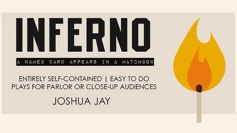 Inferno by Joshua Jay - Trick - Magicland.se