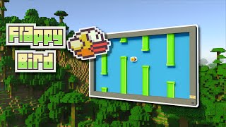 I Made Flappy Bird with just Redstone! 