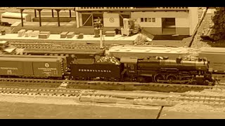 Video Processing with Shotcut --N Scale Steam Locomotive in Old Film Style