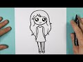 KAWAII GIRL Drawing : Wie zeichnet man ein Tumblr Mädel