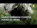 Geologists make ‘heavenly’ discovery in new karst sinkhole in southern China