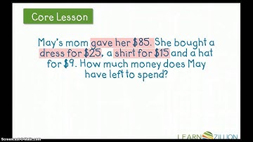M.4.OA.3.A (Multi-Step Word Problems-Organizing Data)