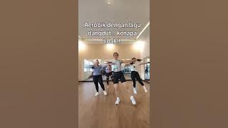 Aerobik dengan lagu dangdut.....#cardio #olahraga #olahragasantai