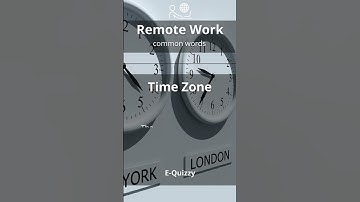 Time zone in remote work  Business vocabulary #globalwork #virtualcollaboration
