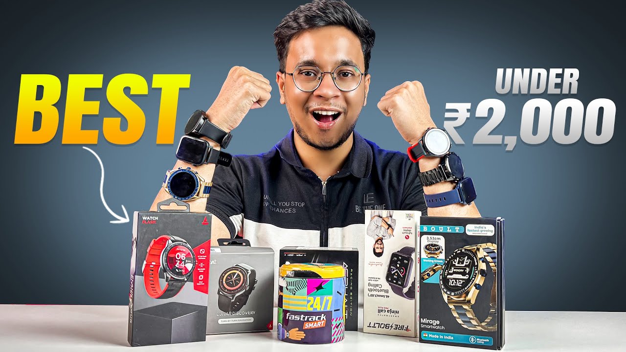 2025 Best Smartwatch Under 2000₹ In India | Top AMOLED Display Smart Watch | Flipkart BBD | Amazon |