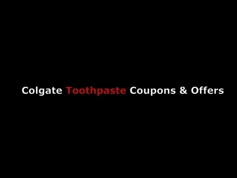 Colgate Coupons For Toothpaste & Current Online Promo Deals or Oral Care Printable Coupon Offers