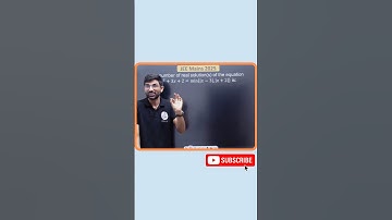 🔥 JEE Mains 2025: Number of Solutions Concept Explained! 🚀#jeemains #jee #maths #iitjee #jee
