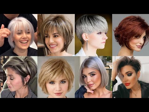 The Best Short HairCuts For Women 2021-2022//Colored Short Hairstyles /Unique Hair Color Ideas