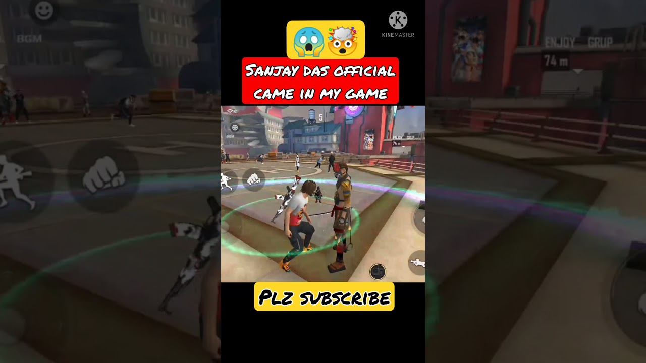 Sanjay das official came in my game| 